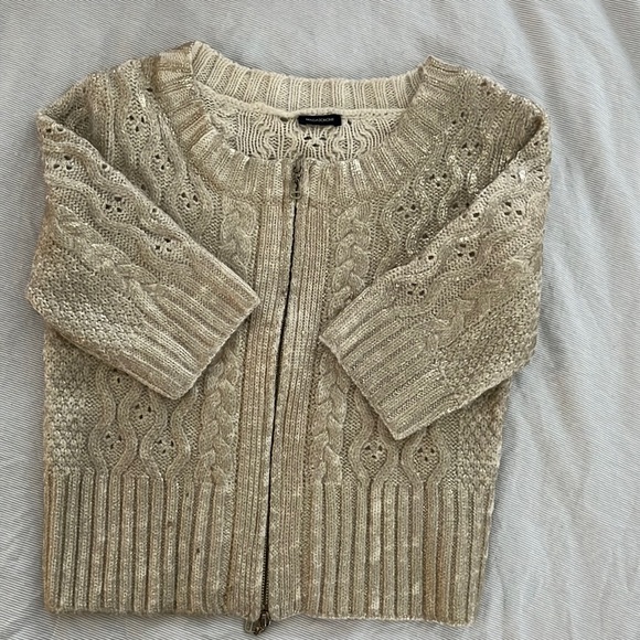 MAGASCHONI KNIT 3/4 sleeve sweater - Picture 1 of 5